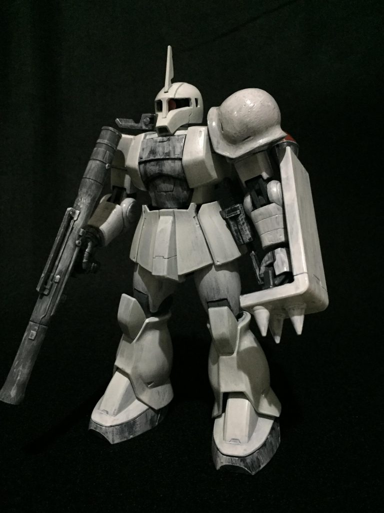 ウェザリング、墨入れ、ツヤ消し前