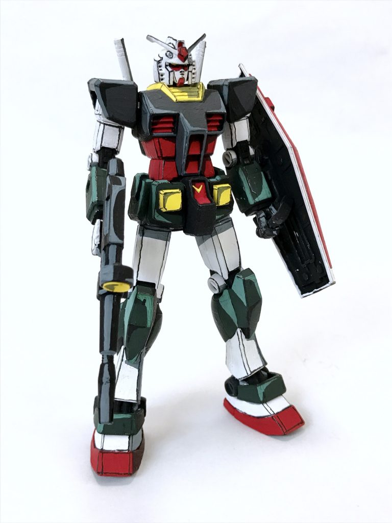 RX-78-2 ガンダム 大河原カラーリングver アニメイラスト風–3枚目/制作者：@j_gunaka