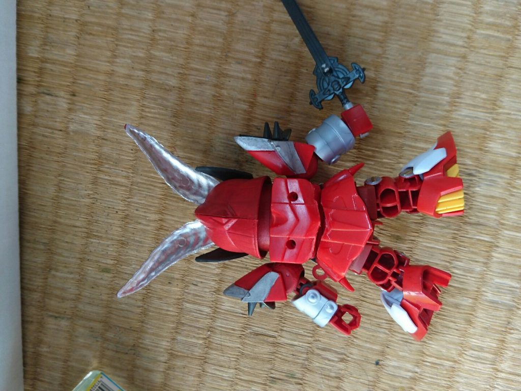 SD改造「麗騎士レッドウォーリアver.N」(再投稿)–9枚目/制作者：にこやか(@Nicoyaka1010)