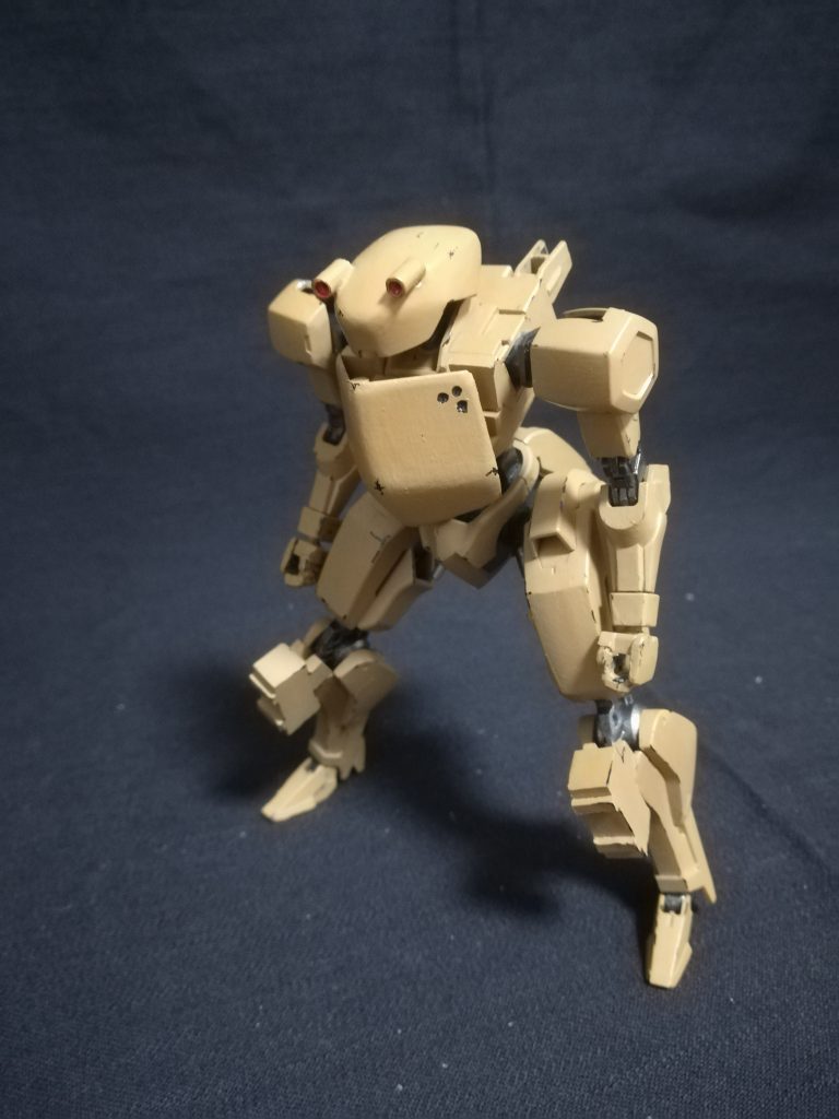 エドモントンの戦い以降急速に増加したMS需要に対してMS関連製品を販売するMik社が開発した機体。
Mik社はテイワズフレームをライセンス生産し、独自の改良によって整備性と生産性の向上に成功している。