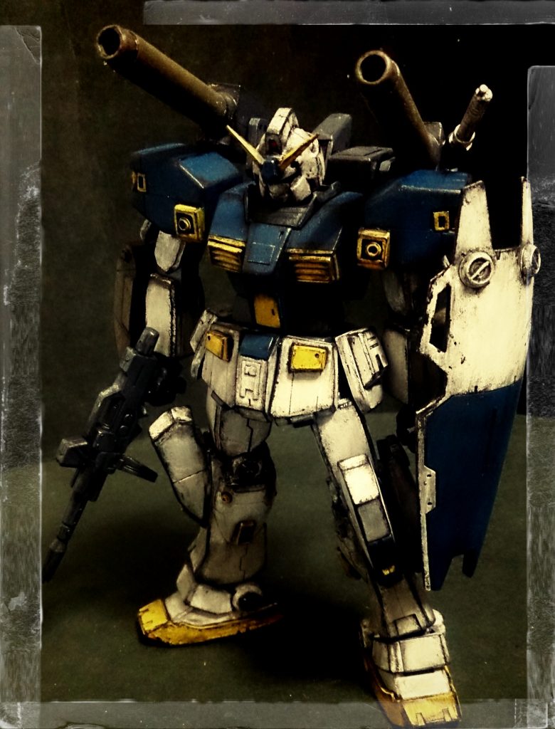 エナメルで汚してます。