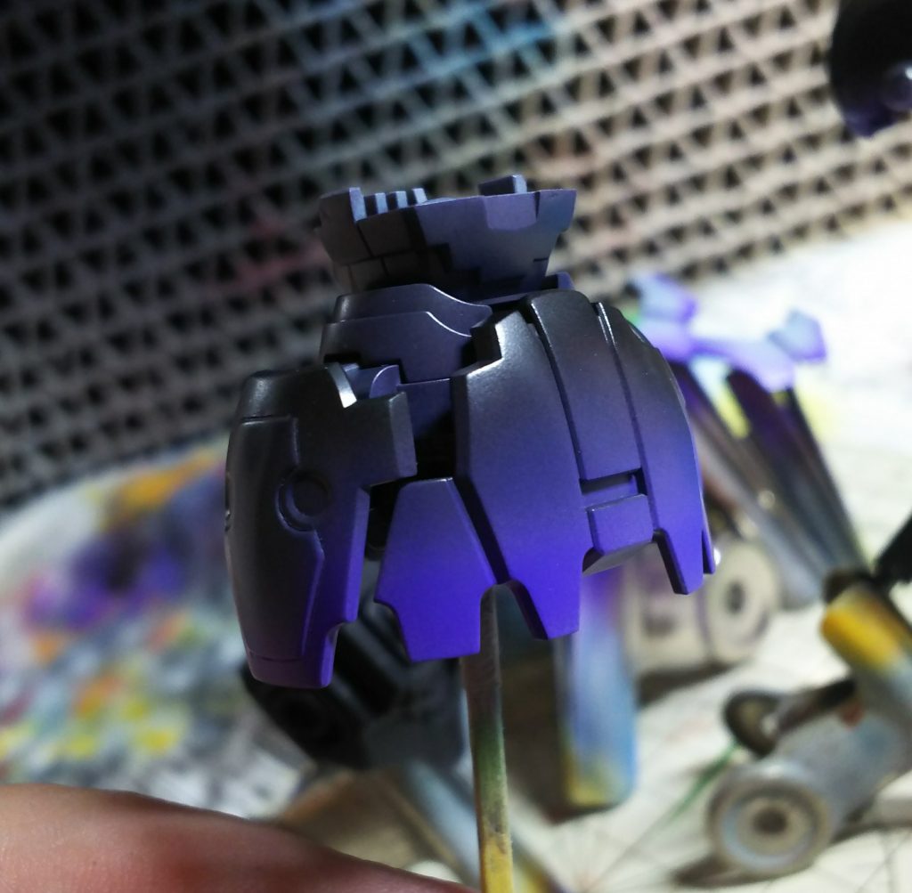 黒と紫のグラデーションは結構お気に入り