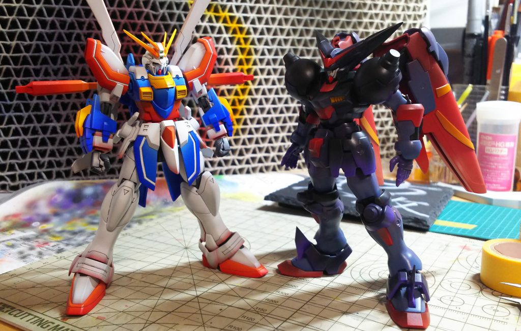 以前作ったゴッドと並べて
ゴッドより難易度高かったです