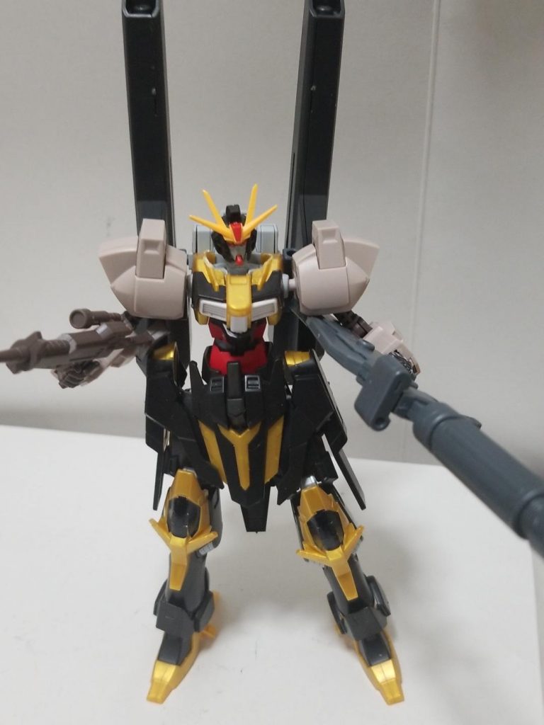 塗装前
紅ウェポンを使用したかったが、キャノン砲と干渉するので断念