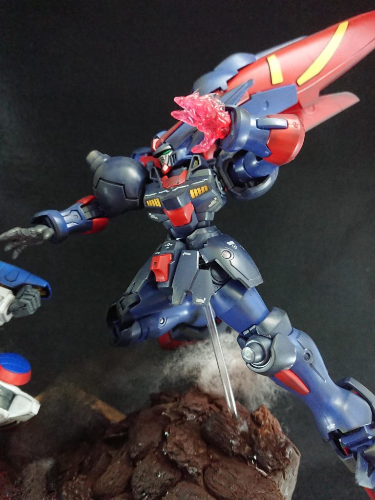 右手用に良いハンドパーツがなかったので右手用ダークネスフィンガーパーツをグレー塗装