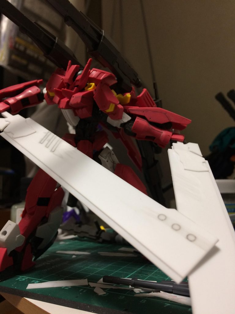 ブレードはプラバンから製作