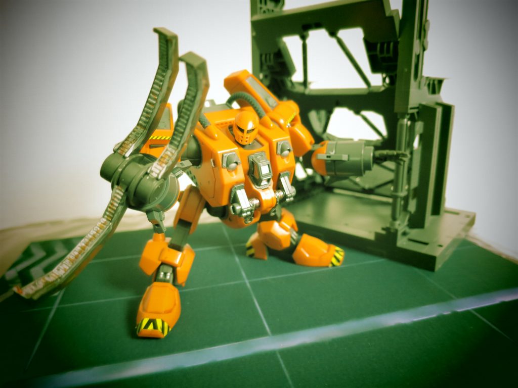 よくも悪くもガンプラを作っている感覚はあまり無かったです。
ランナー位置が極力合わせ目出ないように配置されています。