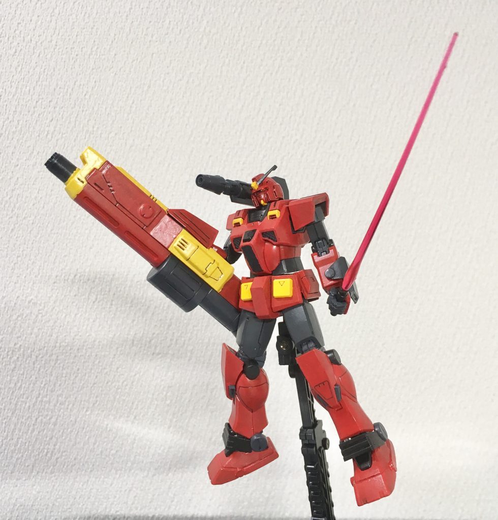 フレームランチャーが重くって関節がへたり気味です。