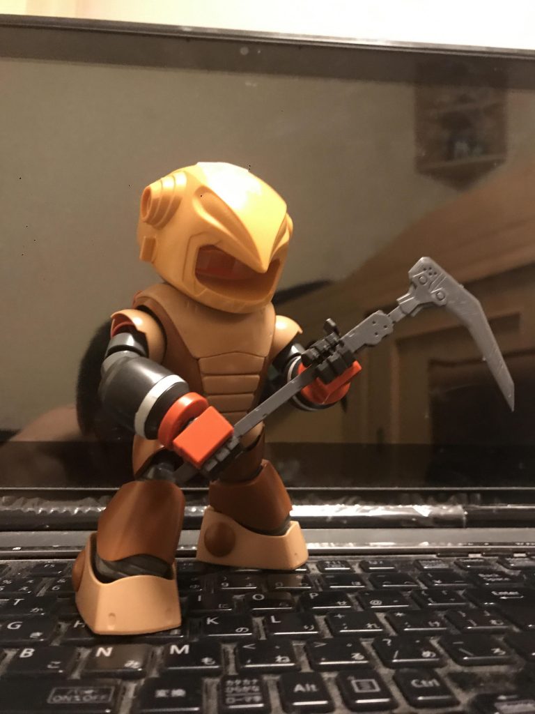 カマを持たせてイメージは固まりましたが 締め切りまでに日にちが・・・
何とか間に合いました(笑)