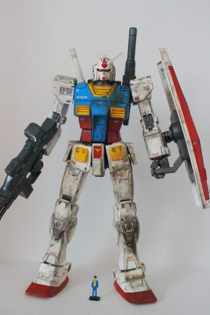 (´・ω・`)アムロも筆塗り