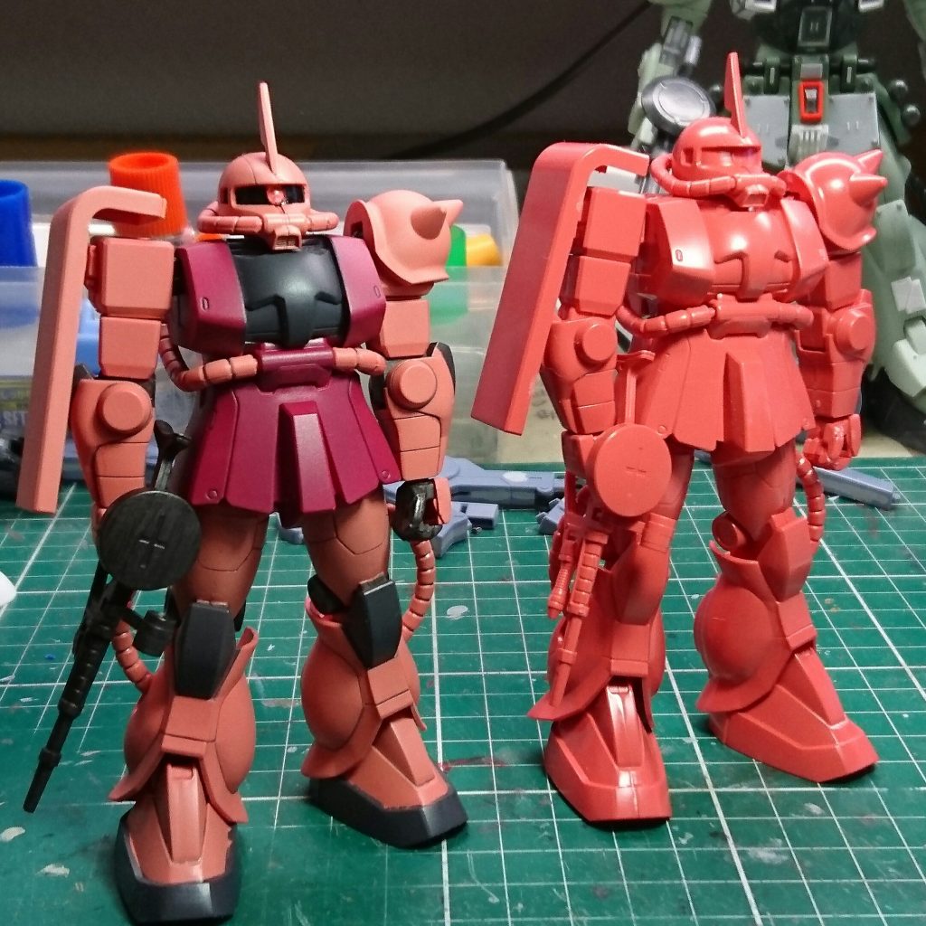 ｢FGシャア専用ザク｣
エアブラシ初めたころに塗装した作品。