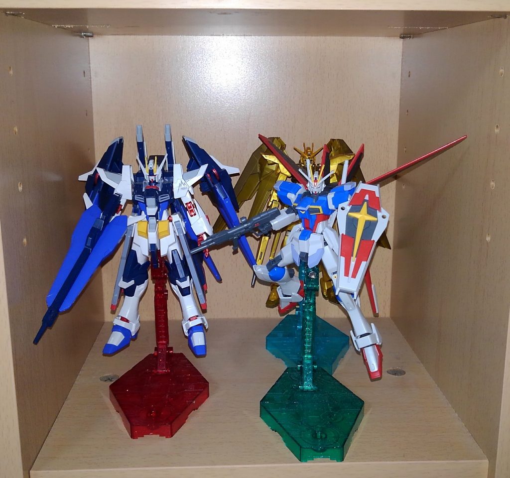 メイン画像左下。アメイジングストライクフリーダム、フリーダム、フォースインパルス。