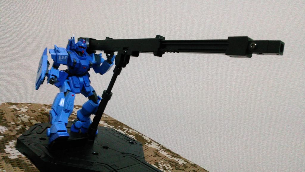 HGでの撮影(ビーム砲的な)