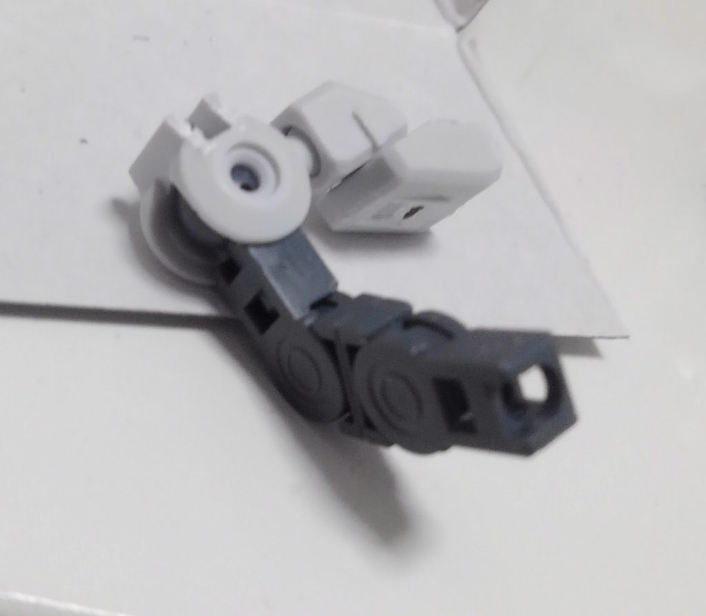 CSフレームの肩とボールデンアームズの関節を使用した内部です。