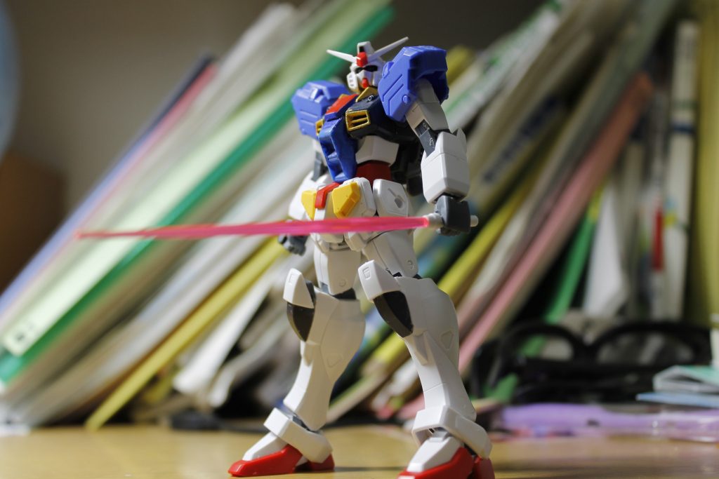 オーガンダム、フリーダム、クロスボーン等様々なパーツを使用しています。