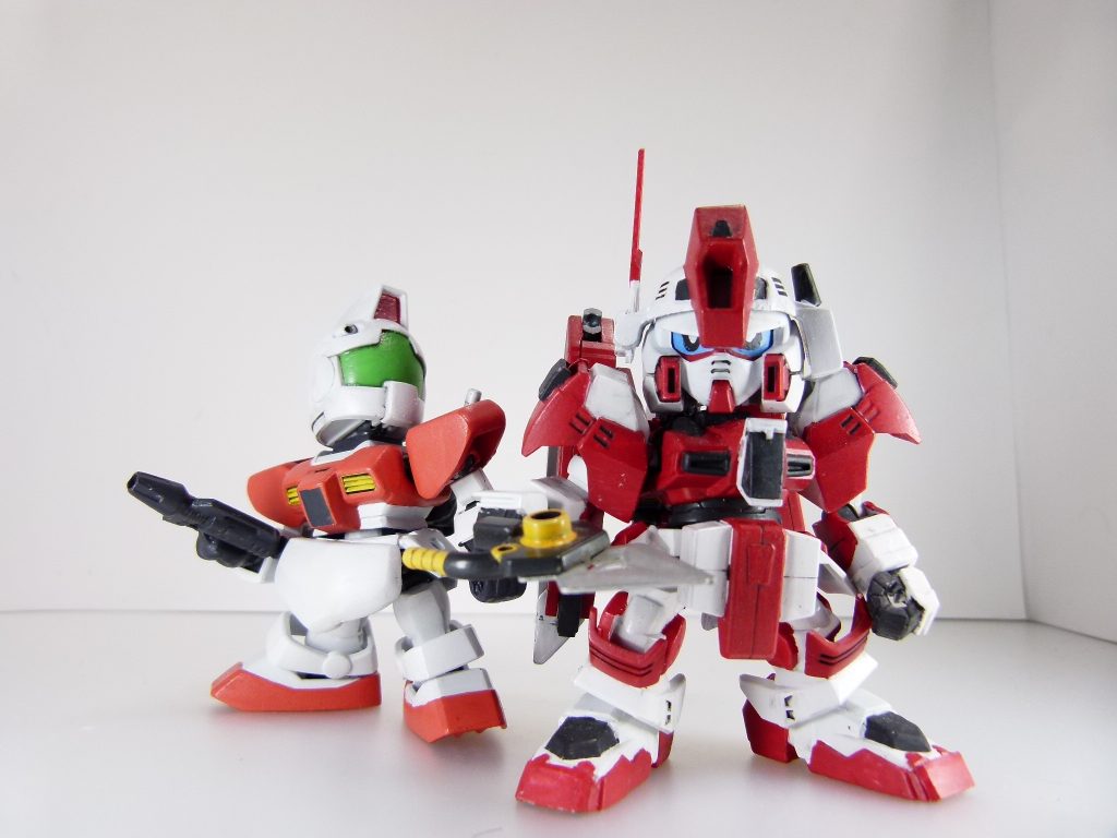 そこに駆けつけるガンプラフォース・ガンニッパー(いずれ再投稿します)。
GUNSTAには「全てのガンプラを受け入れる力」がある事が好きです。無論SDガンダムも。
旧GUNSTA時、ガンニッパーで好評価をいただけたのはどこかにきっと繋がっていくと思うのです。
皆も「自分だけのオリジナルSD」をどんどん見せていこう。