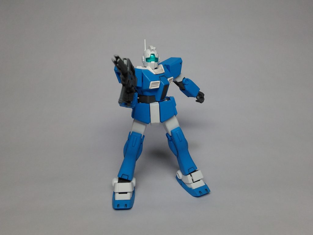 ライフル装備。ライフルは特に変更点はないです。