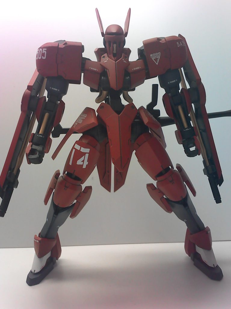 正面。今作のグリムゲルデはお試しで余ってたm4シャーマンのデカールを貼ってます。凄く良い