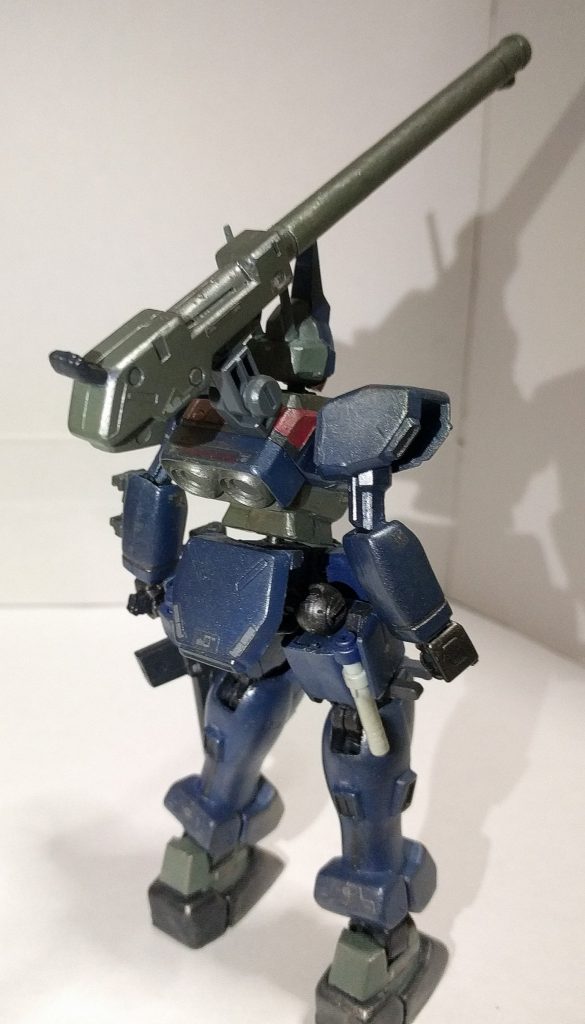 500mmキャノンは他キットのジョイントパーツを使用し、バックパックに装備出来るように加工してます