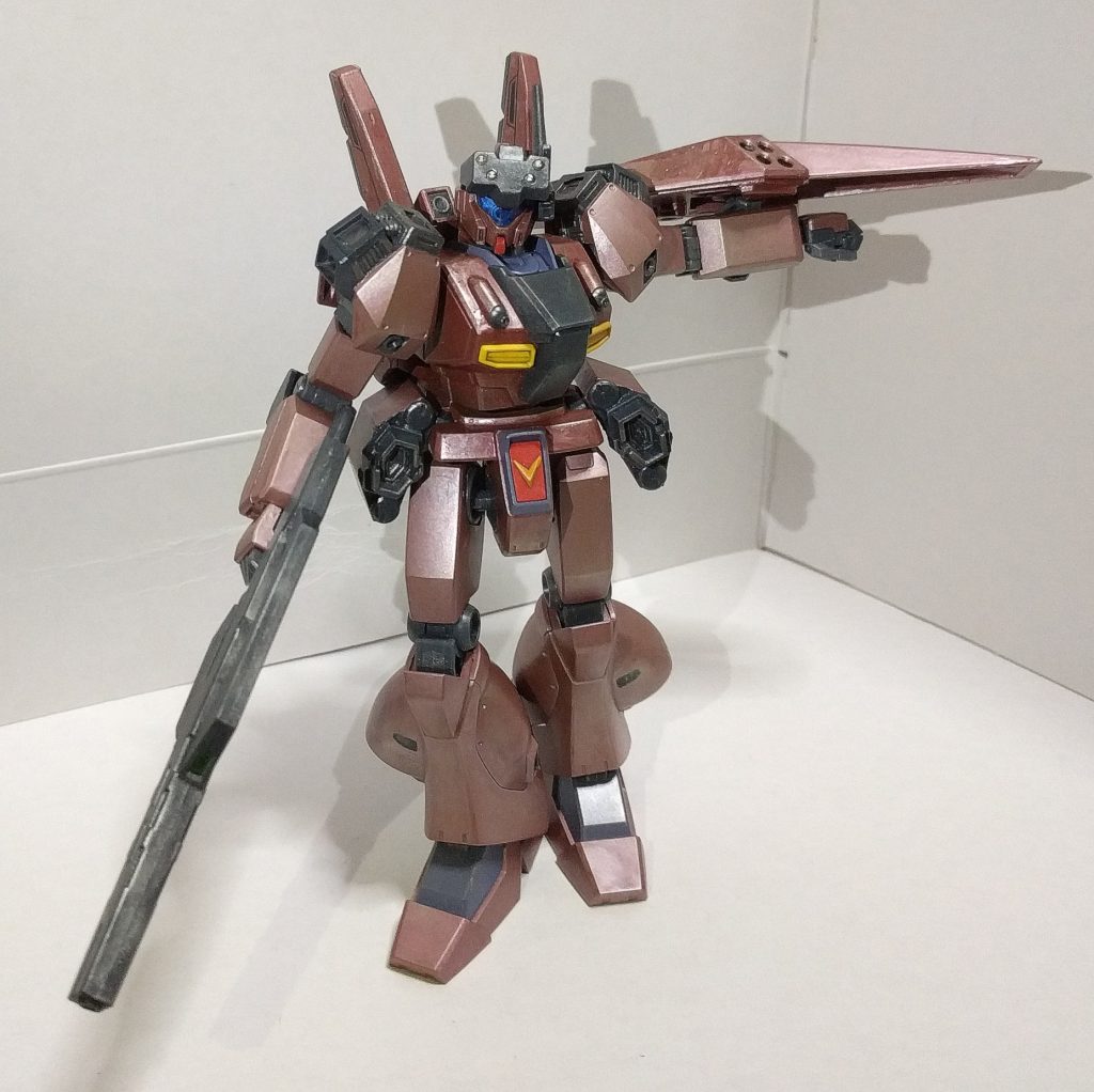 以上、ジェガン総合強化型（レッドローズ）でした
旧キットをがっつり改造するのも楽しいですが、現行のキットを改造するのもまた楽しいと改めて実感させられた作品でした
