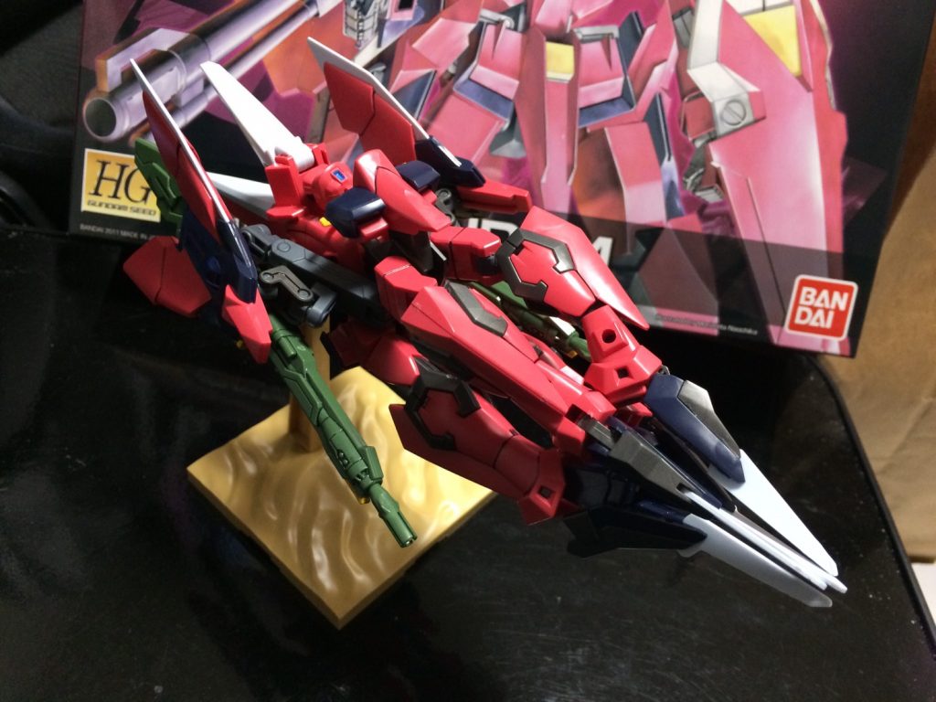 ランチャーストライクのアグニをアームアームズで付けました！