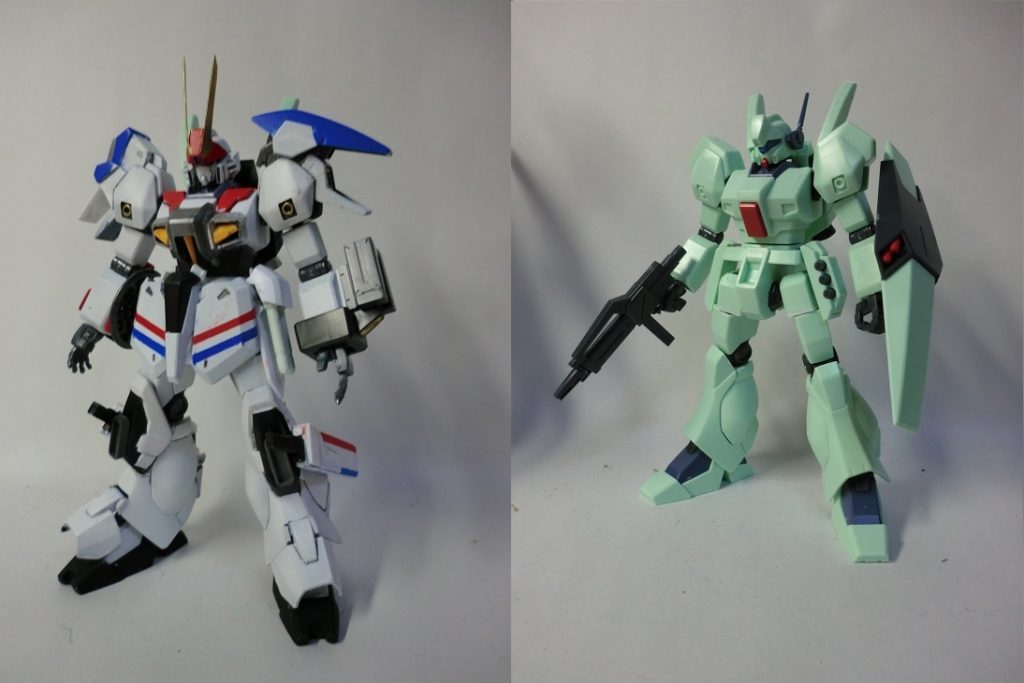 劇的ビフォーアフター
改造前のジェガンの写真は微妙にパーツが足りません