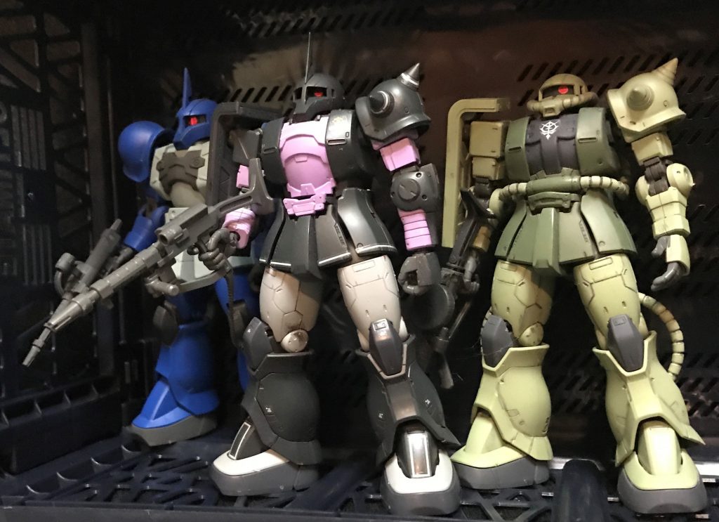 旧ザク　黒い三連星–5枚目/制作者：じゅーきち