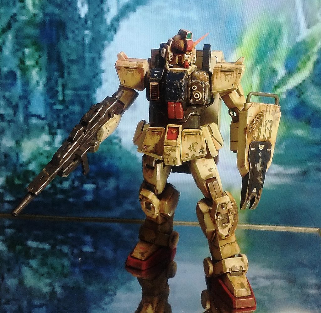 ジャングル戦でズタボロにされた設定です