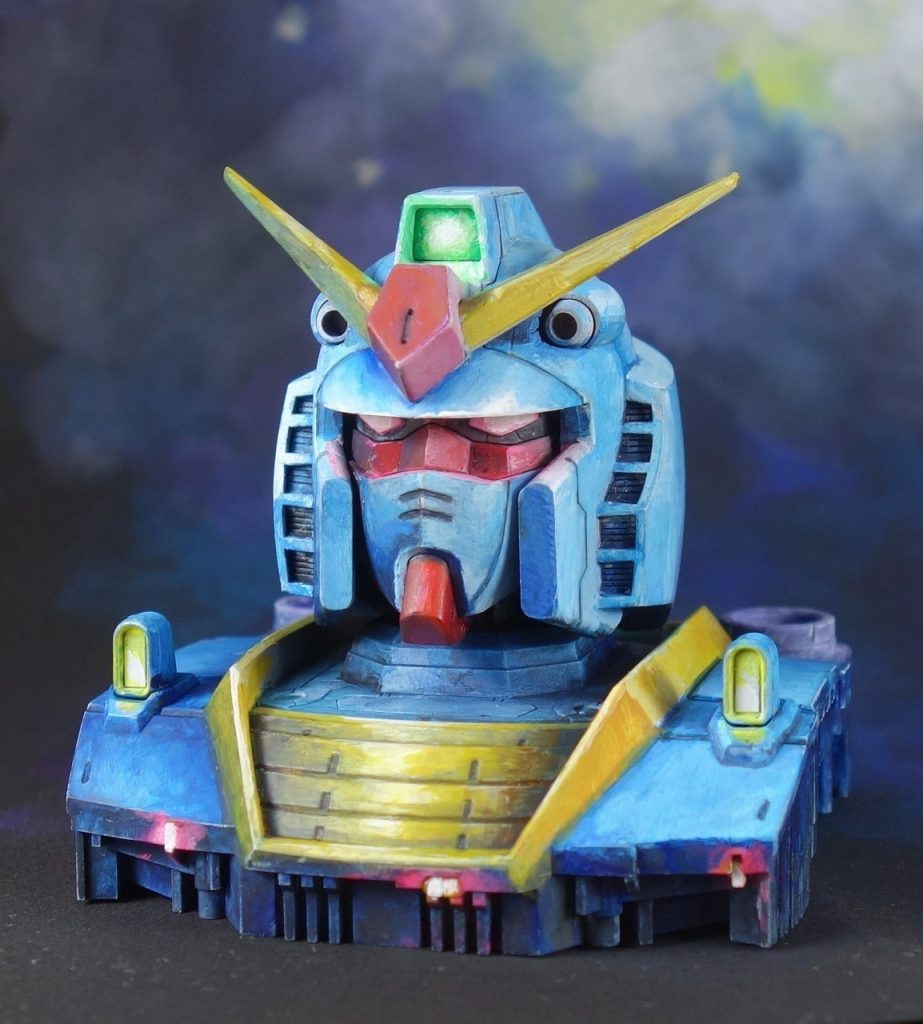 ガンダム ヘッドディスプレイ–3枚目/制作者：@館長