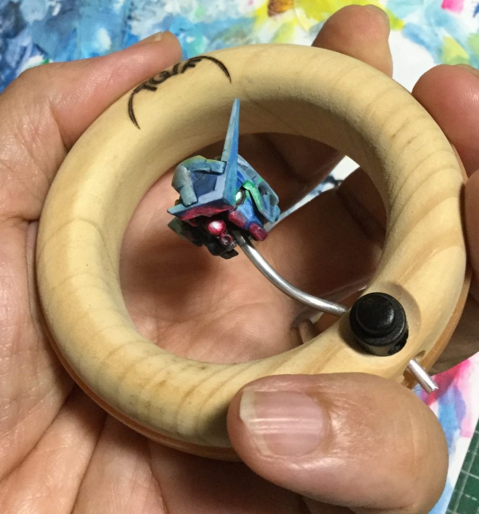 ダメージ加工後筆塗り