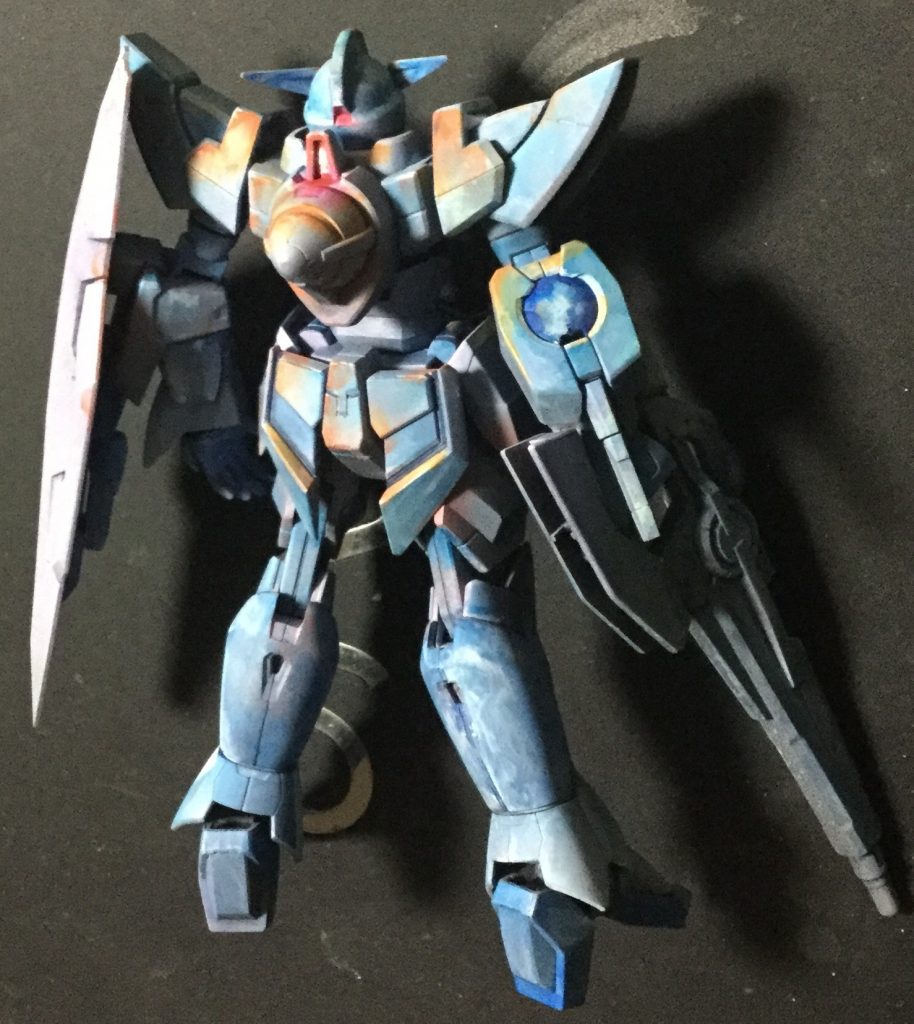 背面筆塗り途中