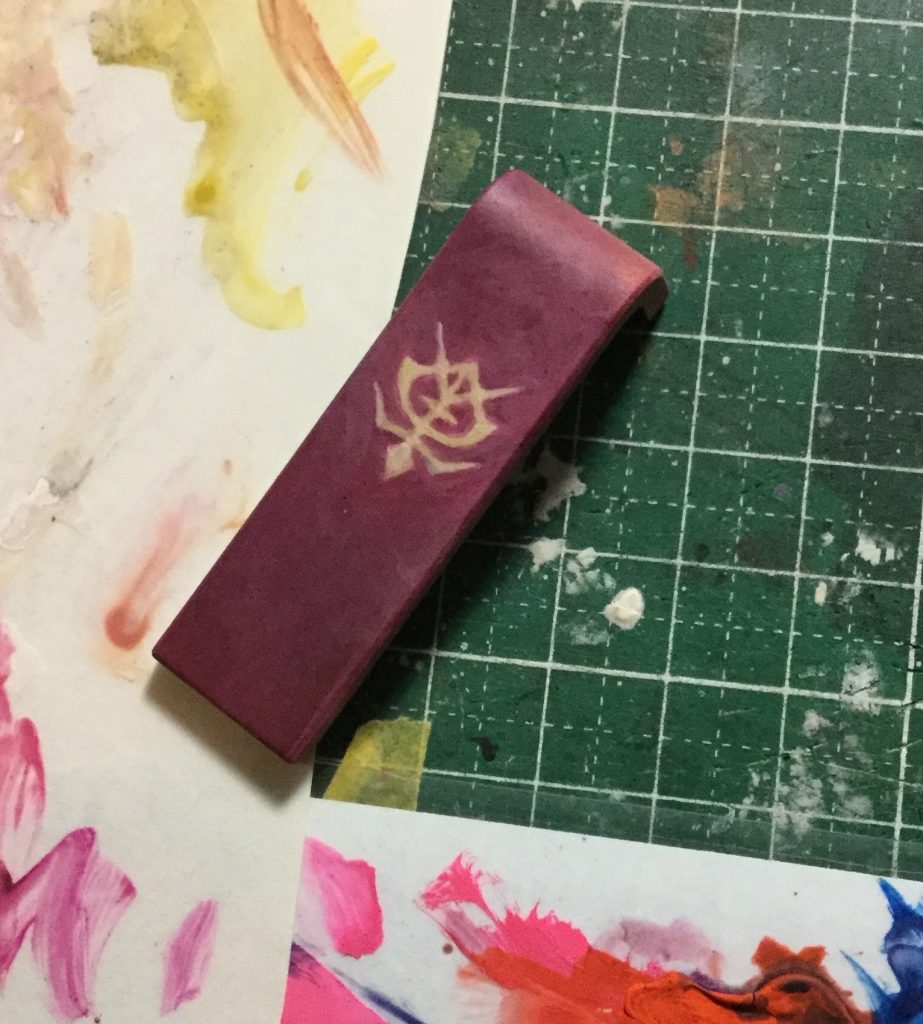 ジオンマークも手描き