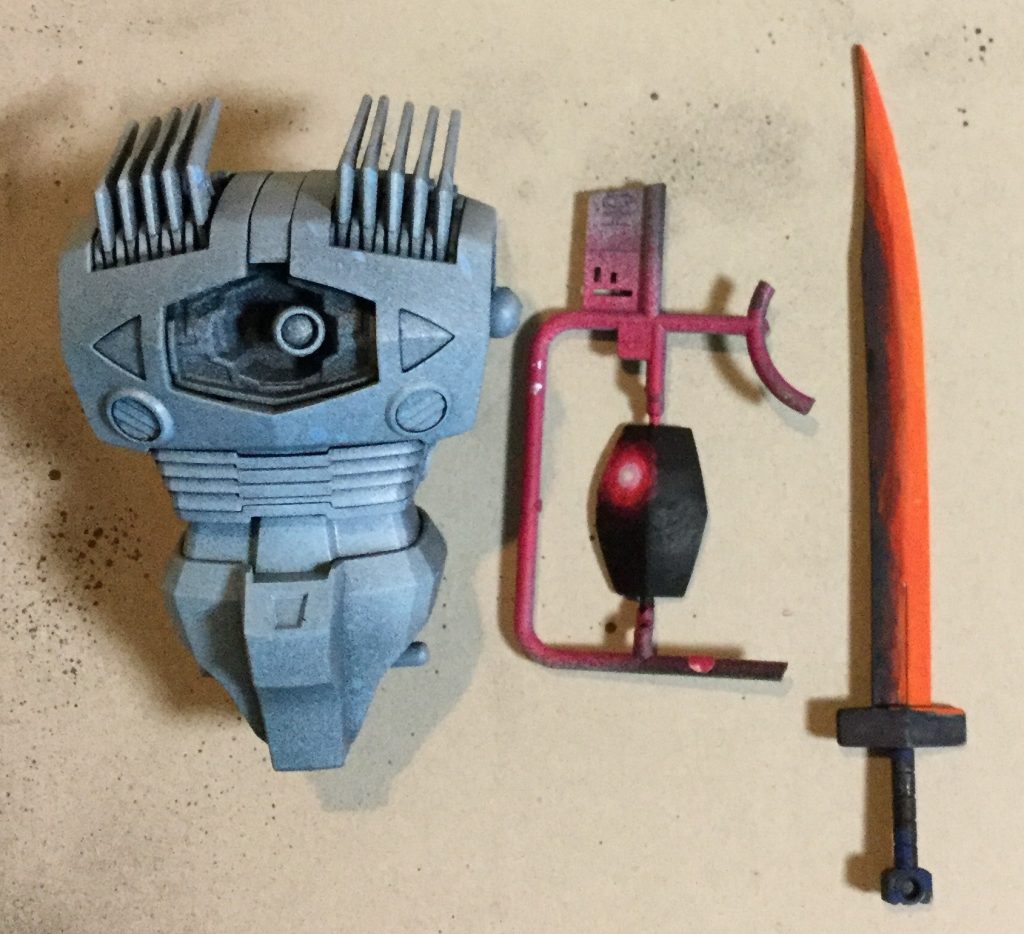 クリアーパーツも塗り潰しちゃいます