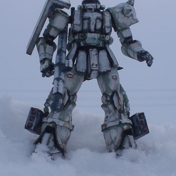 【過去作】RGザクII(冬季迷彩仕様)
