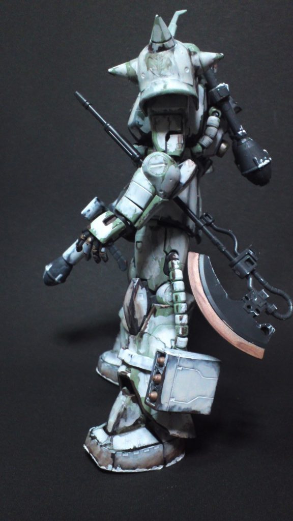 どでかいヒートホークはシステムウェポン(たしかそんな名前だったよな？)から拝借。でかくてお気に入りです。