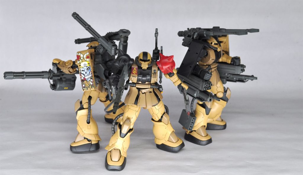 ジオン軍を抜け出して色々悪いことやってるという設定です。