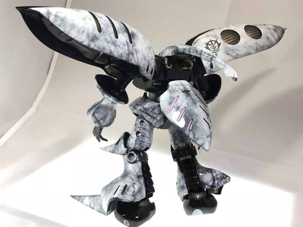 MGキュベレイ大理石塗装–4枚目/制作者：kシェパード