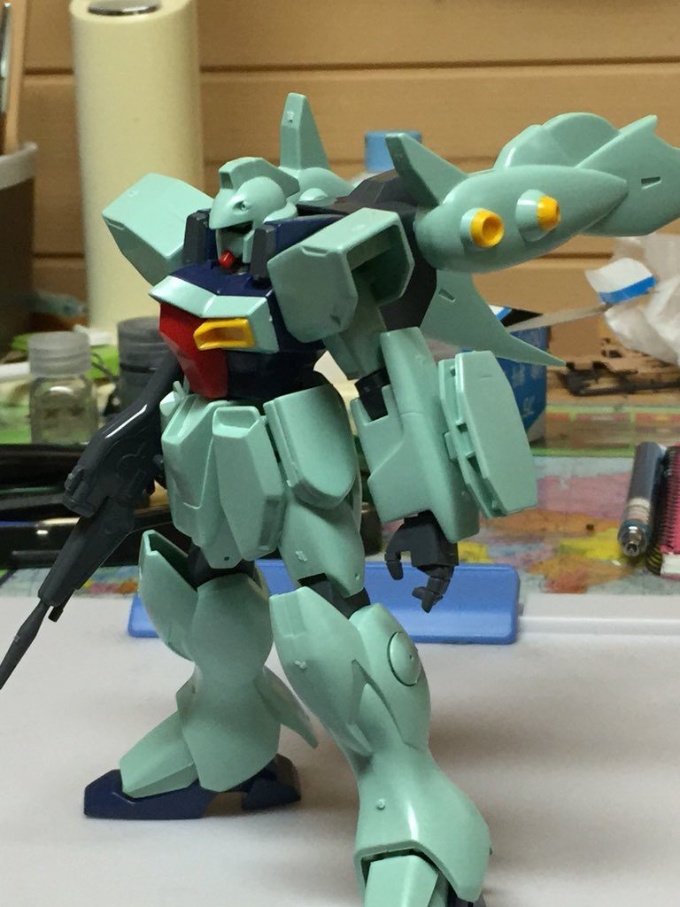 素組み段階。この時は無改造でも良いかなーって感じでした。