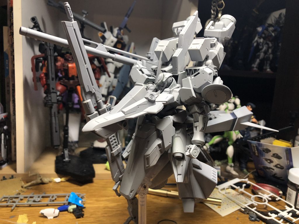 ある程度固まったのでサフ。