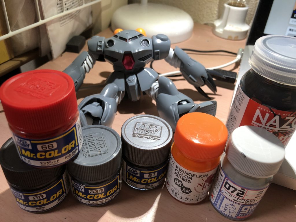 使った塗料です