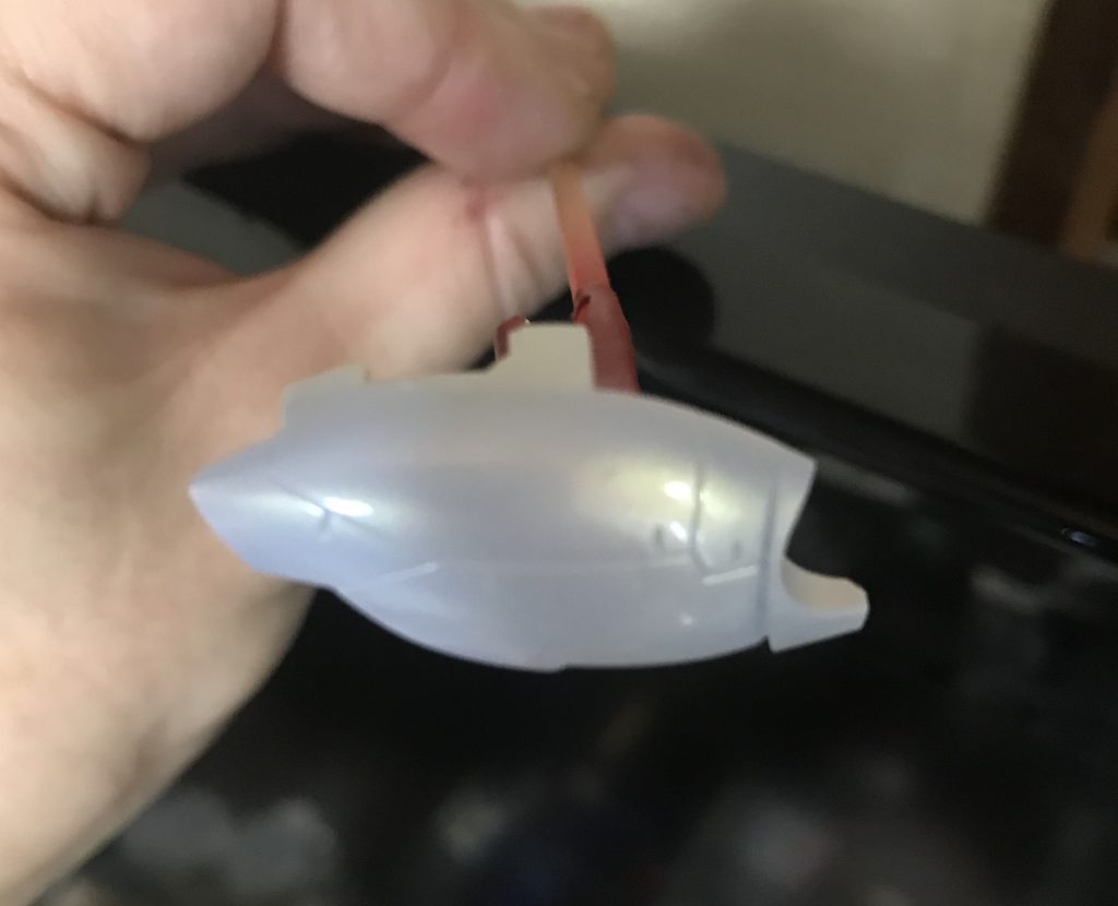 白パーツのパール塗装