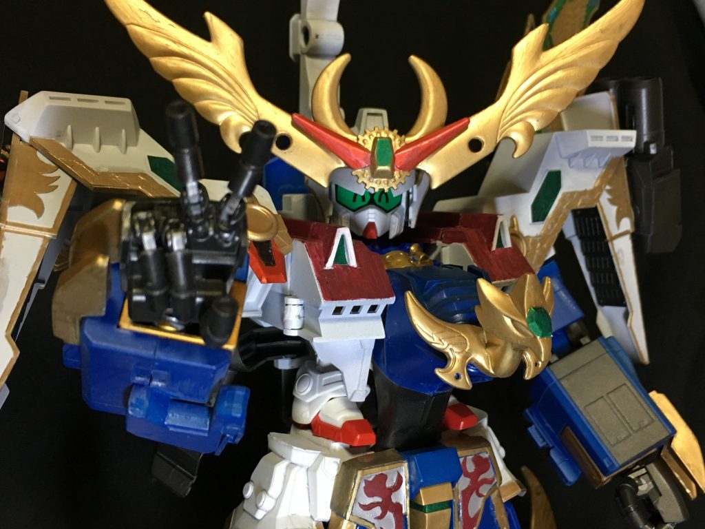 頭部はまんまLGBB號斗丸なので表情を変えることができます!