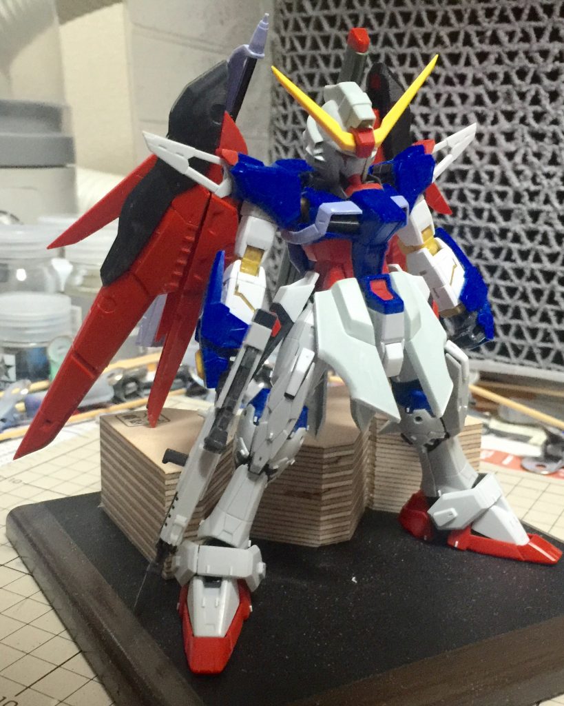 SD頭が気に食わず、MG頭で仕上げようとしていた頃。