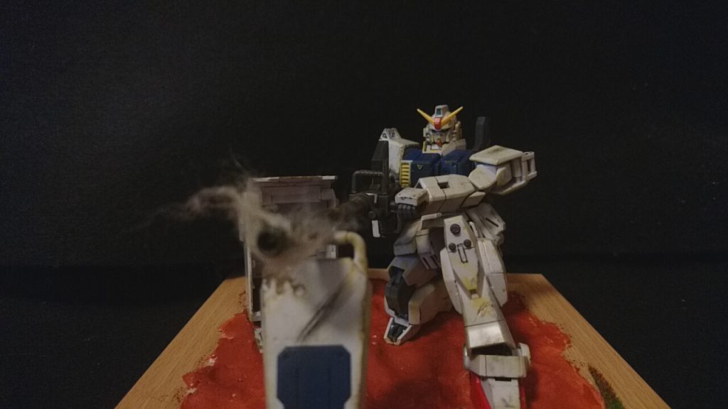 陸戦型ガンダム ジオラマ–4枚目/制作者：O.S