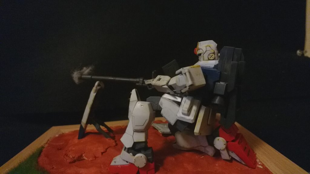 陸戦型ガンダム ジオラマ–3枚目/制作者：O.S