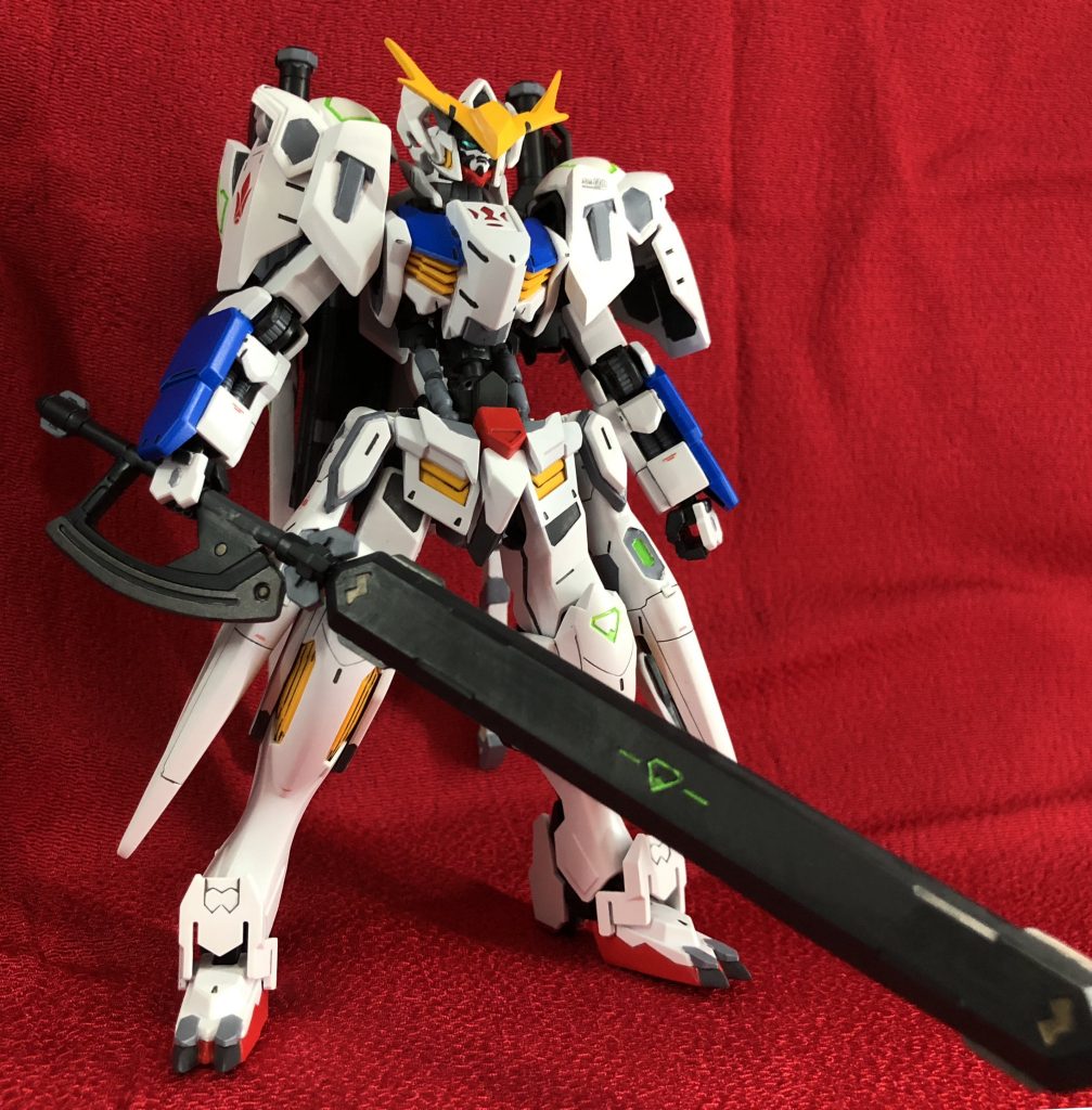 バルバトスにルプスレクスや第6形態などのパーツをつけました。陣羽織をイメージしてます。