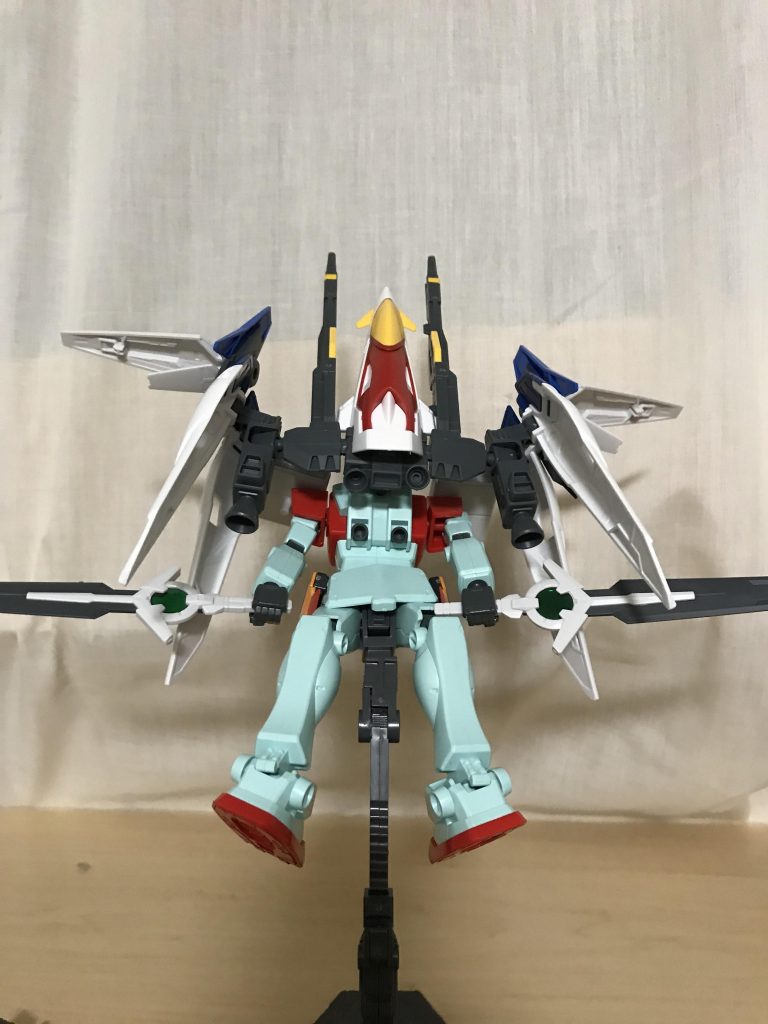 上から見るとこんな感じです。