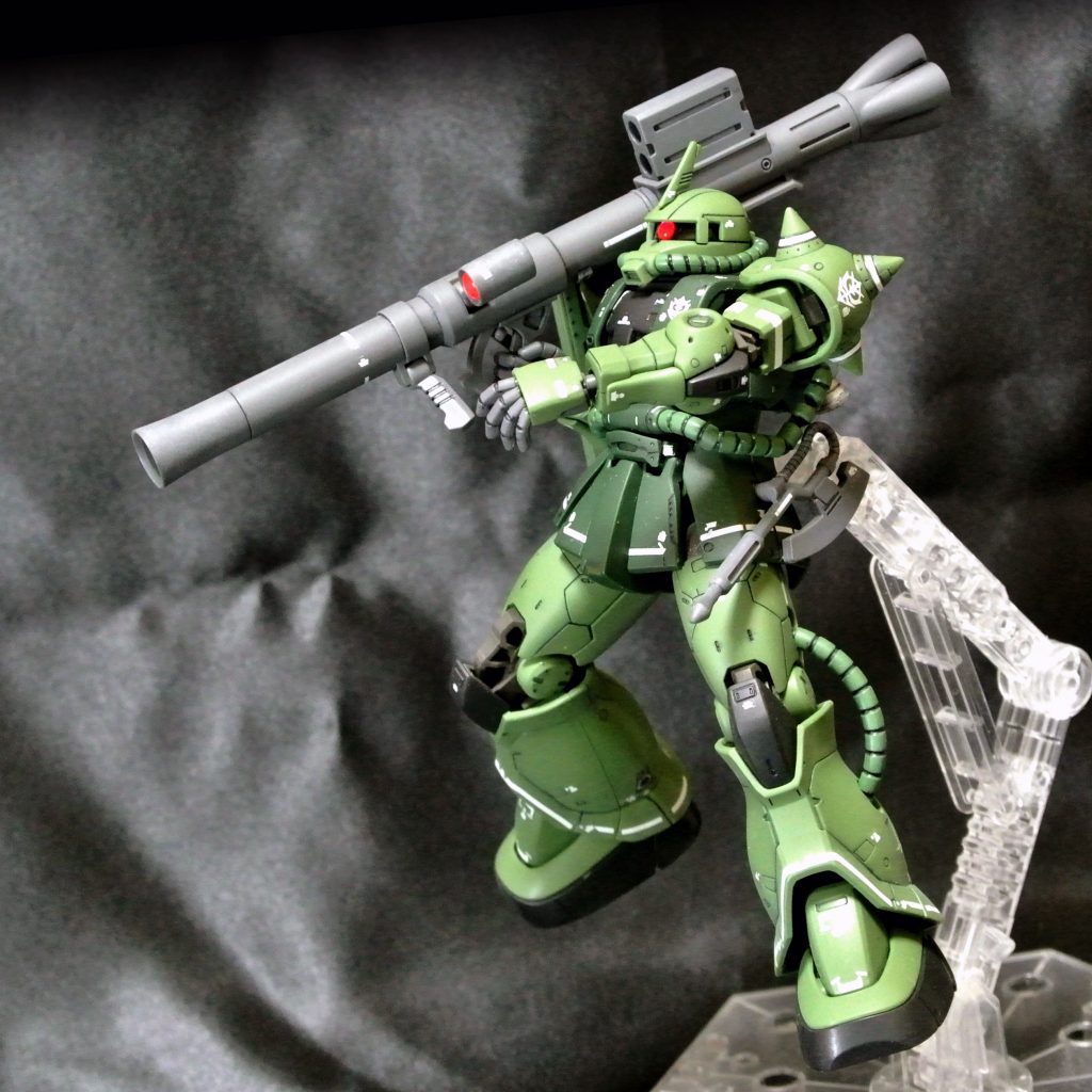 ボックスパートの続き、「当たったかな?」というポージングのつもりだったのですが、アクションベースって難しい!