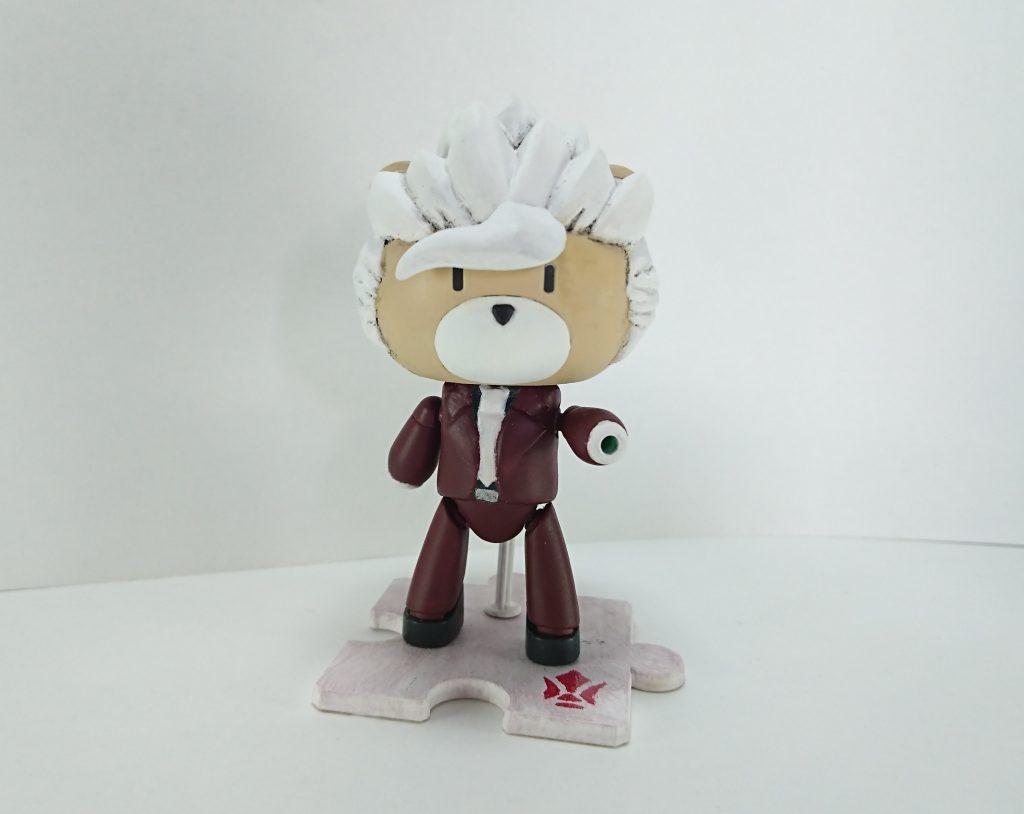 鉄血のオルフェンズに登場する“オルガ・イツカ”をプチッガイで再現。
服は2期でよく着用していたスーツをイメージ。