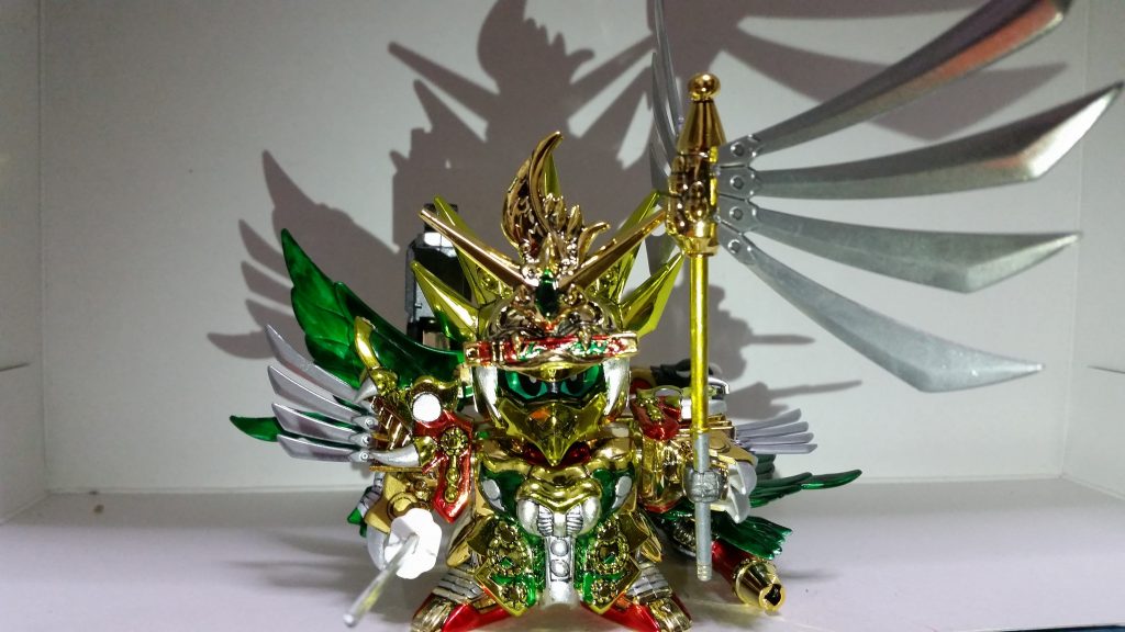 雷帝千生神将軍
雷帝の力を得た超伐折羅曼蛇（スーパーバサラマンダー）と千生将軍が合身することによりパワーアップ！
その力は大将軍時に苦戦した武者怪獣を一撃で粉砕してしまうほど。